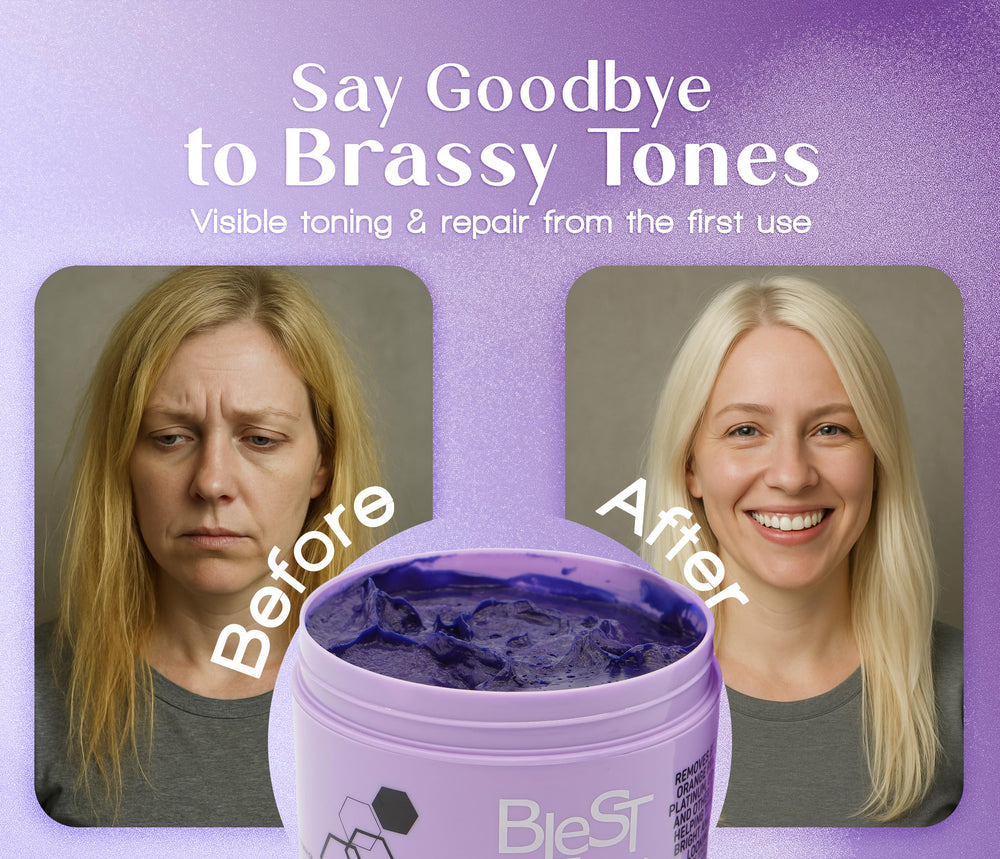 BLEST Professional Hair Care Mask ingredients biotin and collagen nourish strands.