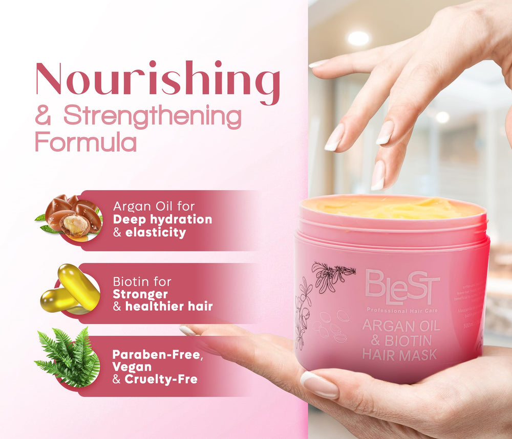 BLEST Professional Hair Care Mask 500 ml jar packaging