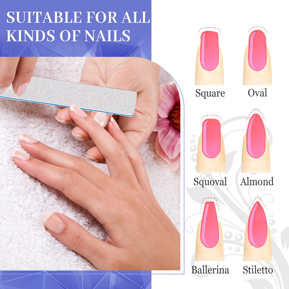 BLESWIN bulk 25-piece set for home or salon nail care.