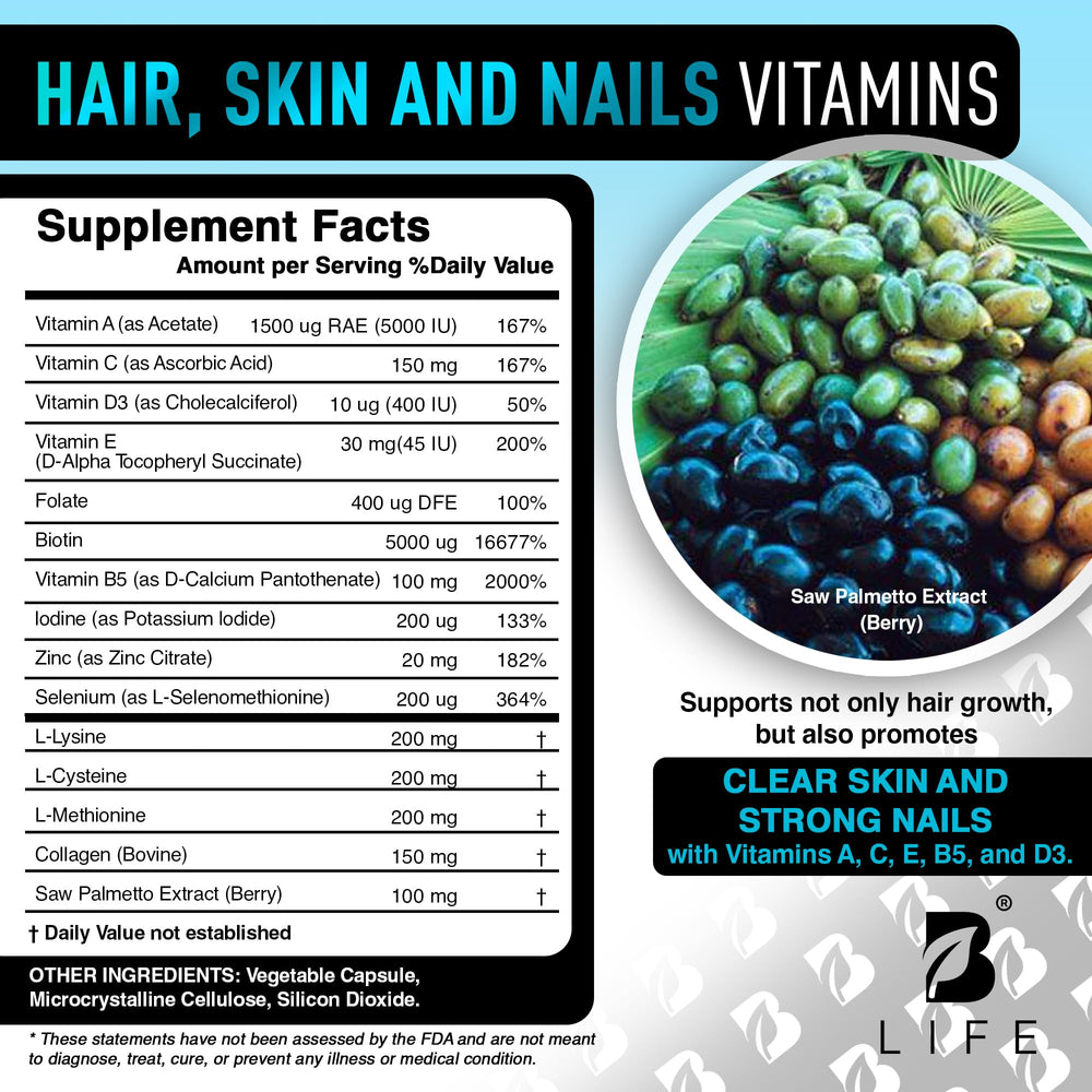 BLife zinc and selenium ingredients illustration highlights mineral support.