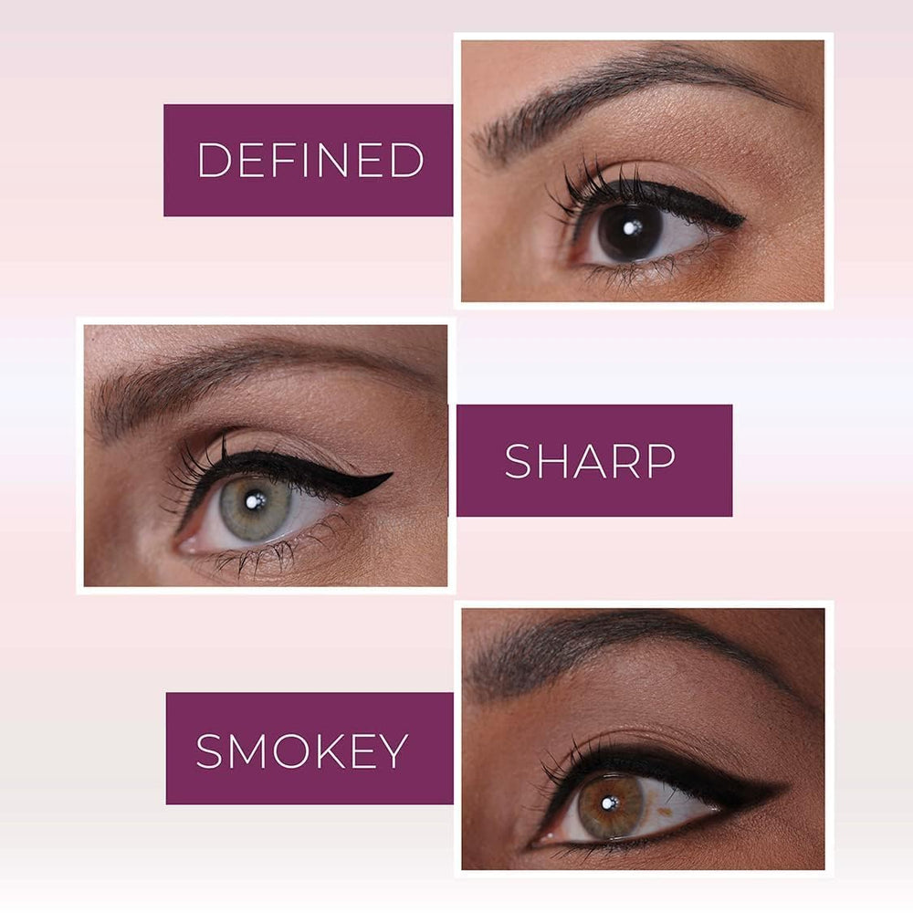 blinc Eyeliner Pencil matte finish dries to a sleek look.