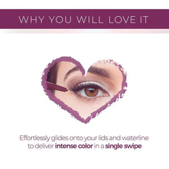 blinc Eyeliner Pencil transfer-proof design prevents color transfer to the lid.