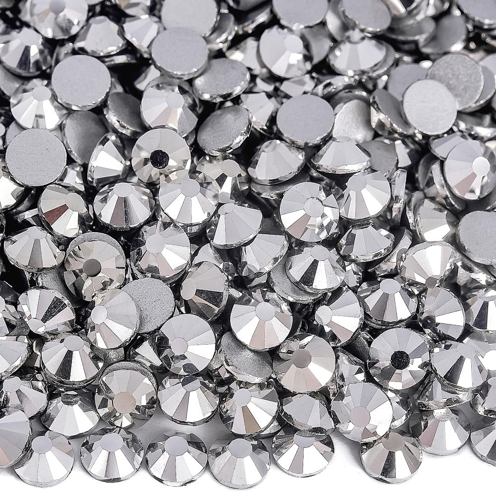 BLINGINBOX flatback glass rhinestones applied with glue for fabrics and shoes.
