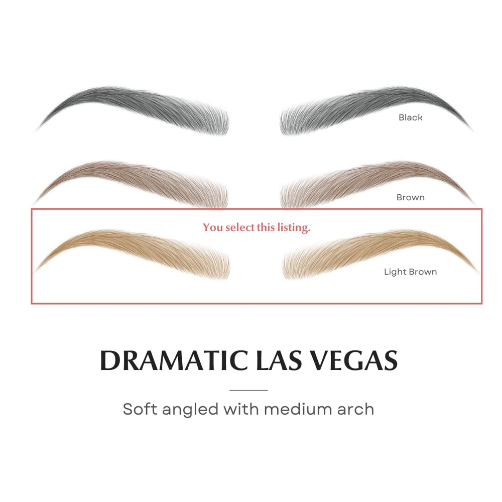 Bliss and Beyond USA brow powder shading demonstrating soft arch on skin.