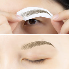 Bliss and Beyond USA eyebrow sticker in Light Brown for quick daily brow enhancement