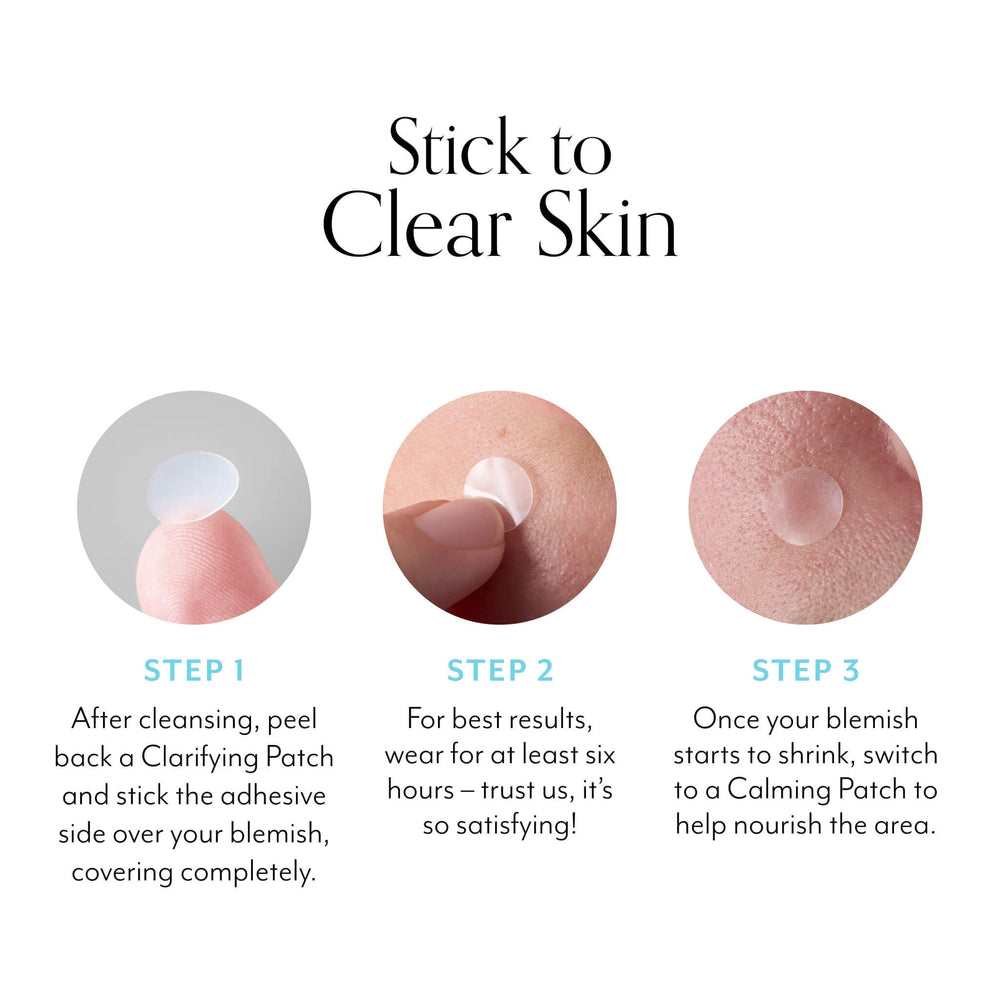 Bliss Clear Genius Calming Patch soothes irritated skin with zinc and aloe.