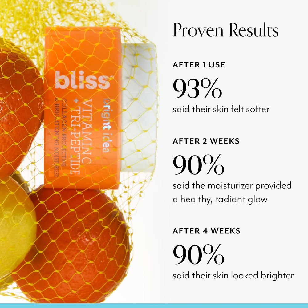 Bliss Elder Millennial Kit bright-idea-serum brightens skin and evens tone.