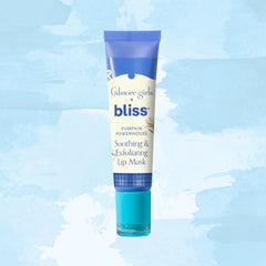 Bliss Gilmore Girls lip mask swatch displays creamy balm-like application for pampered lips.