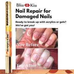 Bliss Kiss cuticle oil pen with precise on-the-go application