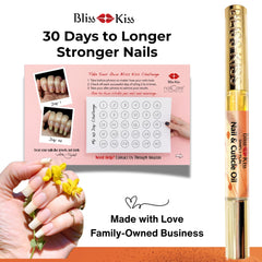 Bliss Kiss fast-absorbing nail oil for cuticles