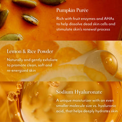 Bliss Pumpkin Powerhouse Mask swirl application demonstrates even coverage