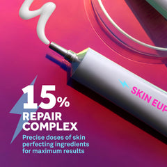 Close-up of Bliss Skin Euphoria serum dispenser showing precise dosage.