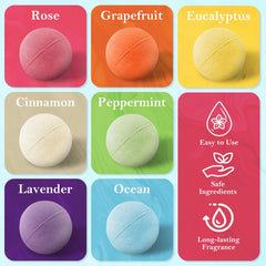 BlissfulOasis gift-packaging bath bombs ready for holidays or special occasions.