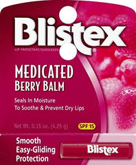 Individually-packaged Blistex Berry Lip Balm for mess-free on-the-go use