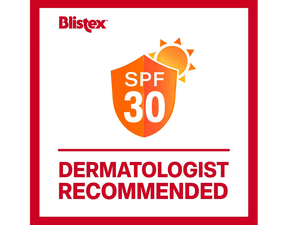 Blistex Five Star SPF30 lip protectant, ideal for travel and daily routines.