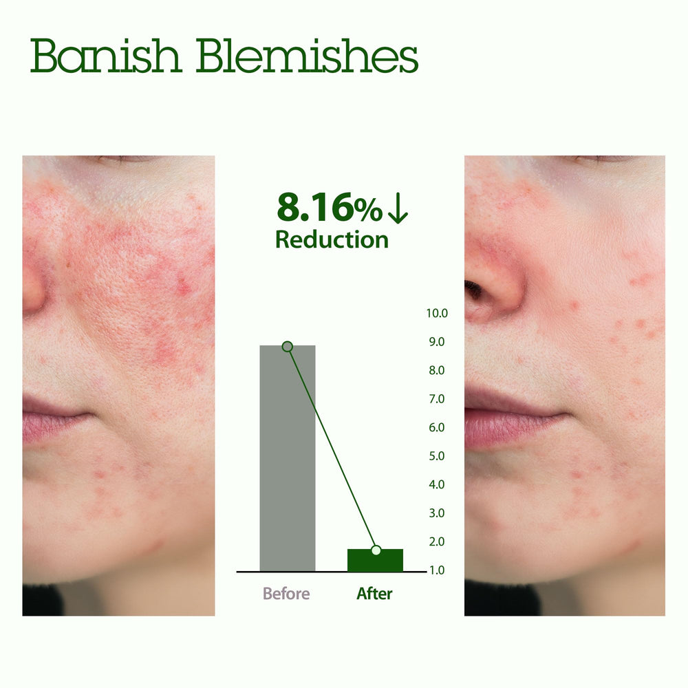 BLITHE Green Tea Exfoliant close-up showing gentle resurfacing