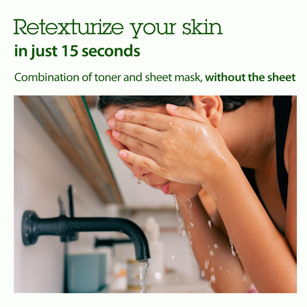 BLITHE Patting Splash Mask sensitive-skin gentle exfoliation close-up