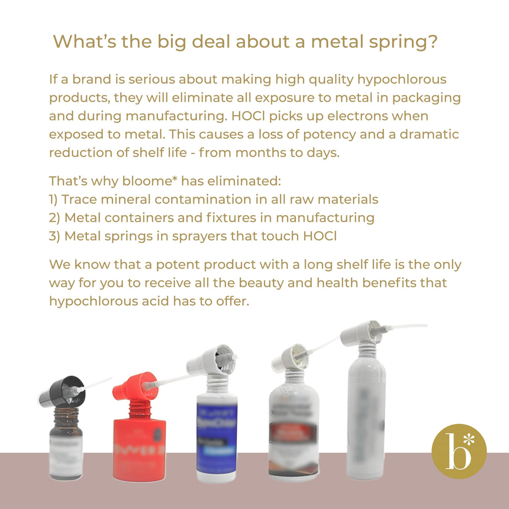 Bloome packaging unboxing hints premium, USA-made skincare