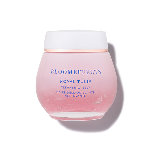 Bloomeffects Royal Tulip Cleansing Jelly jar shown in luxury packaging for a premium cleanse.
