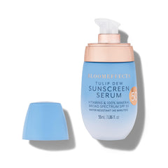 Bloomeffects Tulip Dew Sunscreen Serum reef-safe mineral protection.