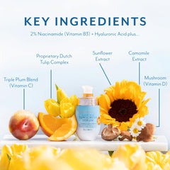 Bloomeffects Tulip Dew Serum zinc-oxide contains mineral protection.