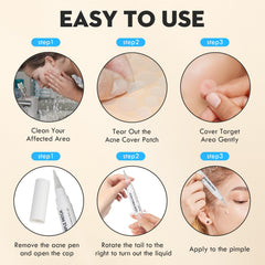 Blorfo night-use acne patches applied before bed for overnight absorption.
