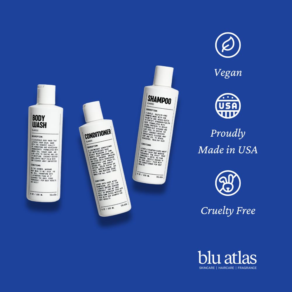Blu Atlas Body Wash Sugarcane Hydration—refreshing, non-stripping cleanse.