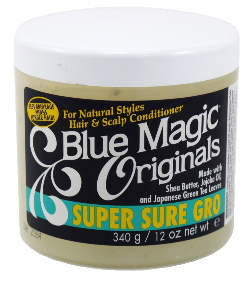 Blue Magic Originals Super Sure Gro ingredients show natural herbs