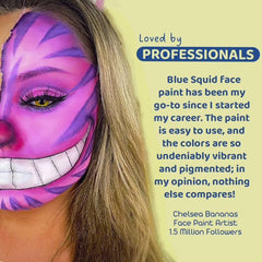 Blue Squid PRO White paint ideal for themed parties and costumes.