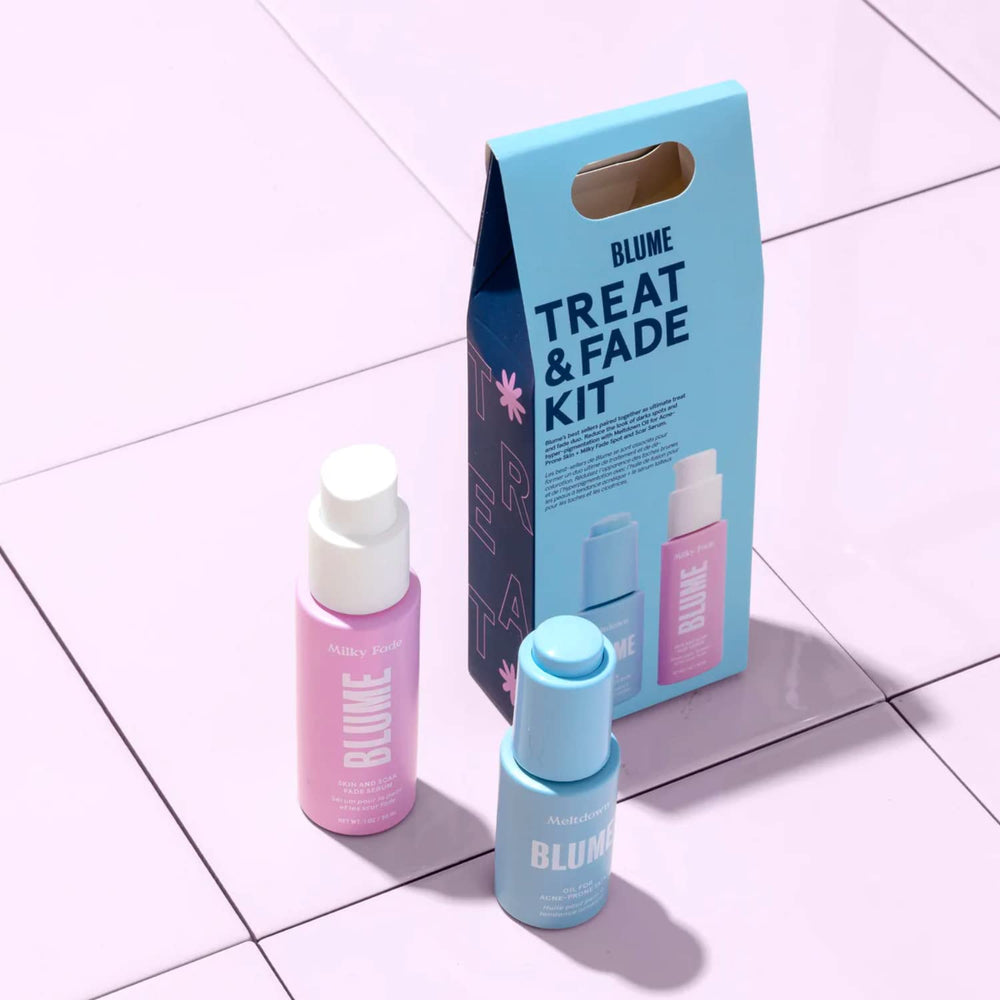 Blume Milky Fade glow after routine indicating refreshed radiance