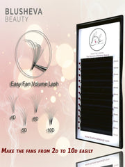Blusheva Beauty application demonstration on model illustrating consistent volume benefit