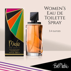 Bob Mackie fragrance packaging outer box with luxurious details.