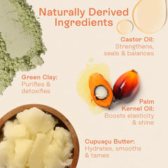 B.O.B Rosemary solid conditioner bar delivers frizz control and shine.