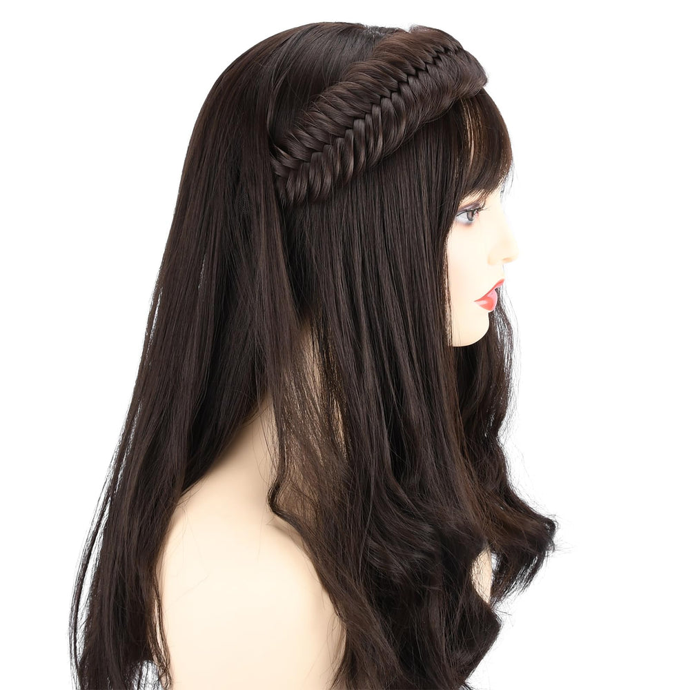 BOBIYA wide headband on model showcasing versatile styling options
