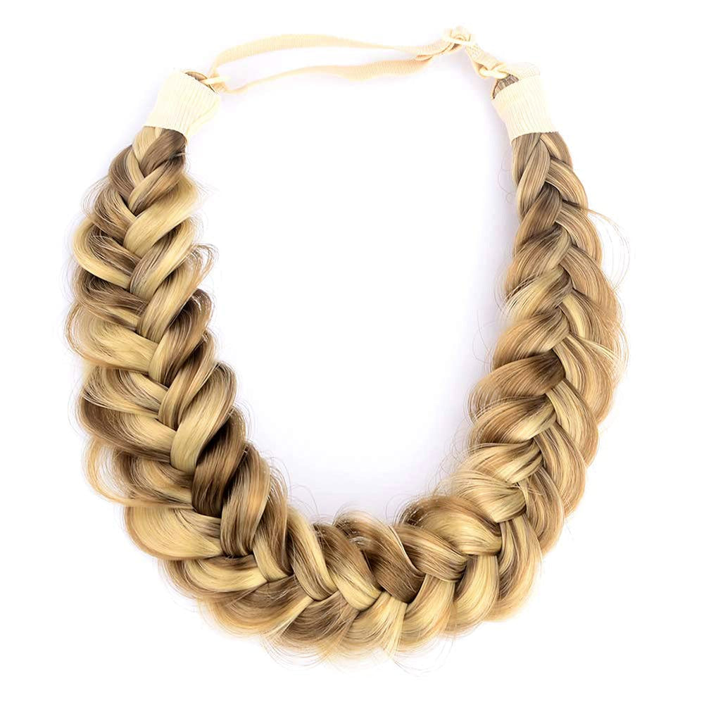 BOBIYA Heat-Resistant Synthetic Fiber Headband shows long-lasting color and shine.