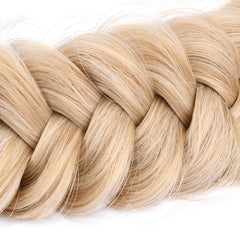 BOBIYA real-hair-like synthetic headband close-up highlighting hair-like fibers
