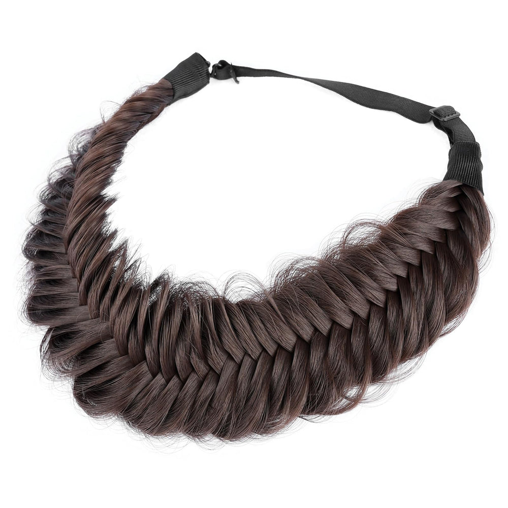 BOBIYA synthetic hair headband showing braids for upgraded casual looks