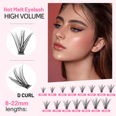Bodermincer 120pcs in 6 rows supports varied lash projects.