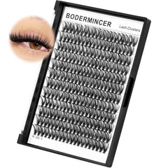 Bodermincer 20D/40D cluster lashes with D curl lift