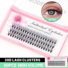 Bodermincer application with tweezers shows precise cluster placement.