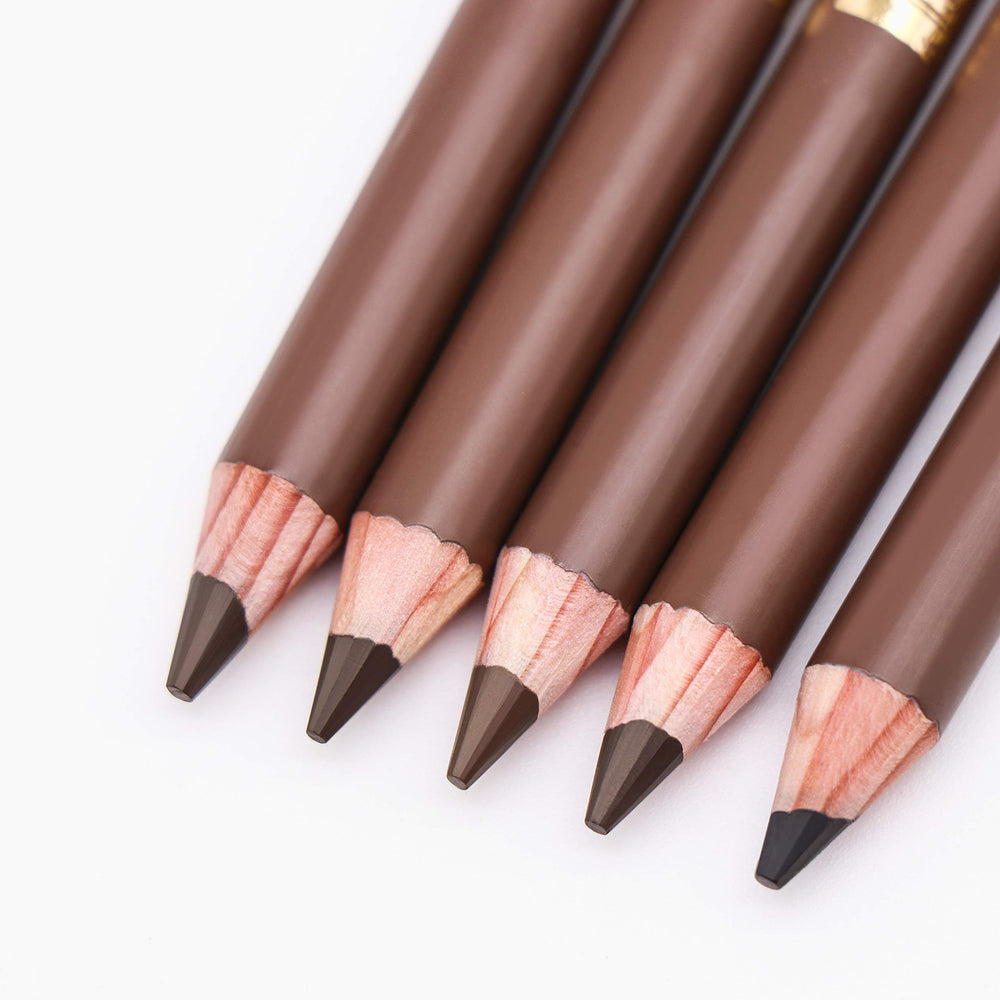 Bodermincer brown eyebrow pencil blends with warm hair tones for daily looks.