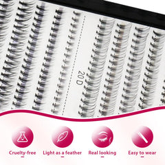 Bodermincer Lash Extension applied by pro for a tailored lash look.