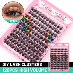 Bodermincer lashes clusters 10-12-14-16mm mixed for versatile styling.
