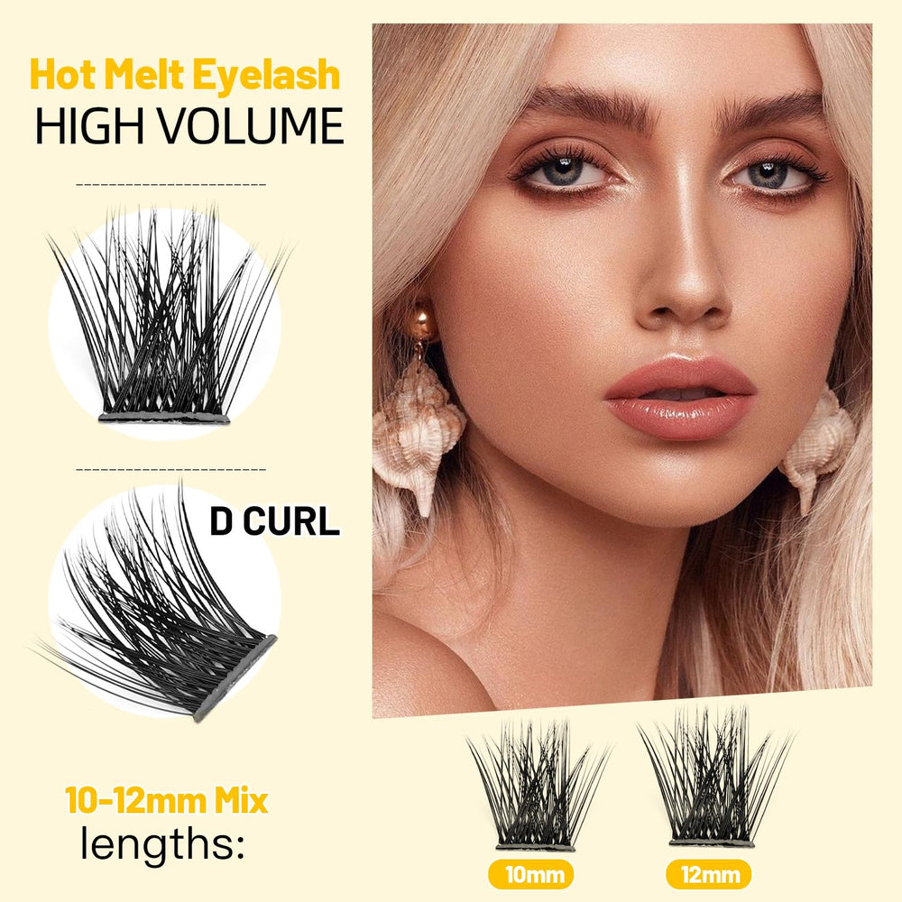 Bodermincer glossy fiber lash extensions offer natural shine.
