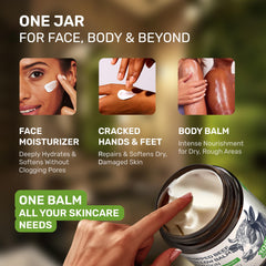 Body Art fragrance-free packaging shot communicates purity and trust.