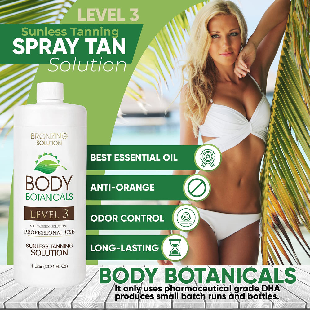 Body Botanicals organic ingredients promote safer, skin-friendly tanning with hydration.