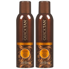 Body Drench QuickTan instant bronze spray provides immediate, natural-looking color.