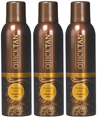 Body Drench QuickTan bottle for at-home use delivering natural-looking tan in 3-5 hours.