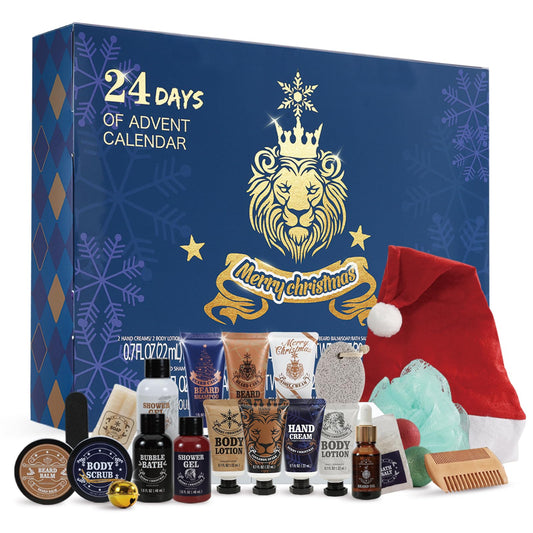 Body & Earth advent calendar front view, ideal holiday gift for self-care.