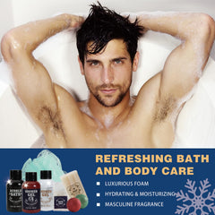Body & Earth body wash bottle for cleansing and soft skin.